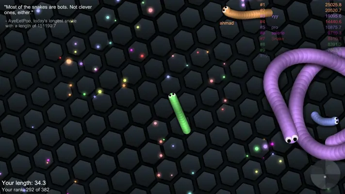 slither.io android App screenshot 1