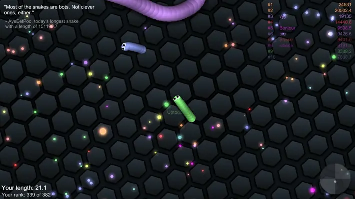 slither.io android App screenshot 2